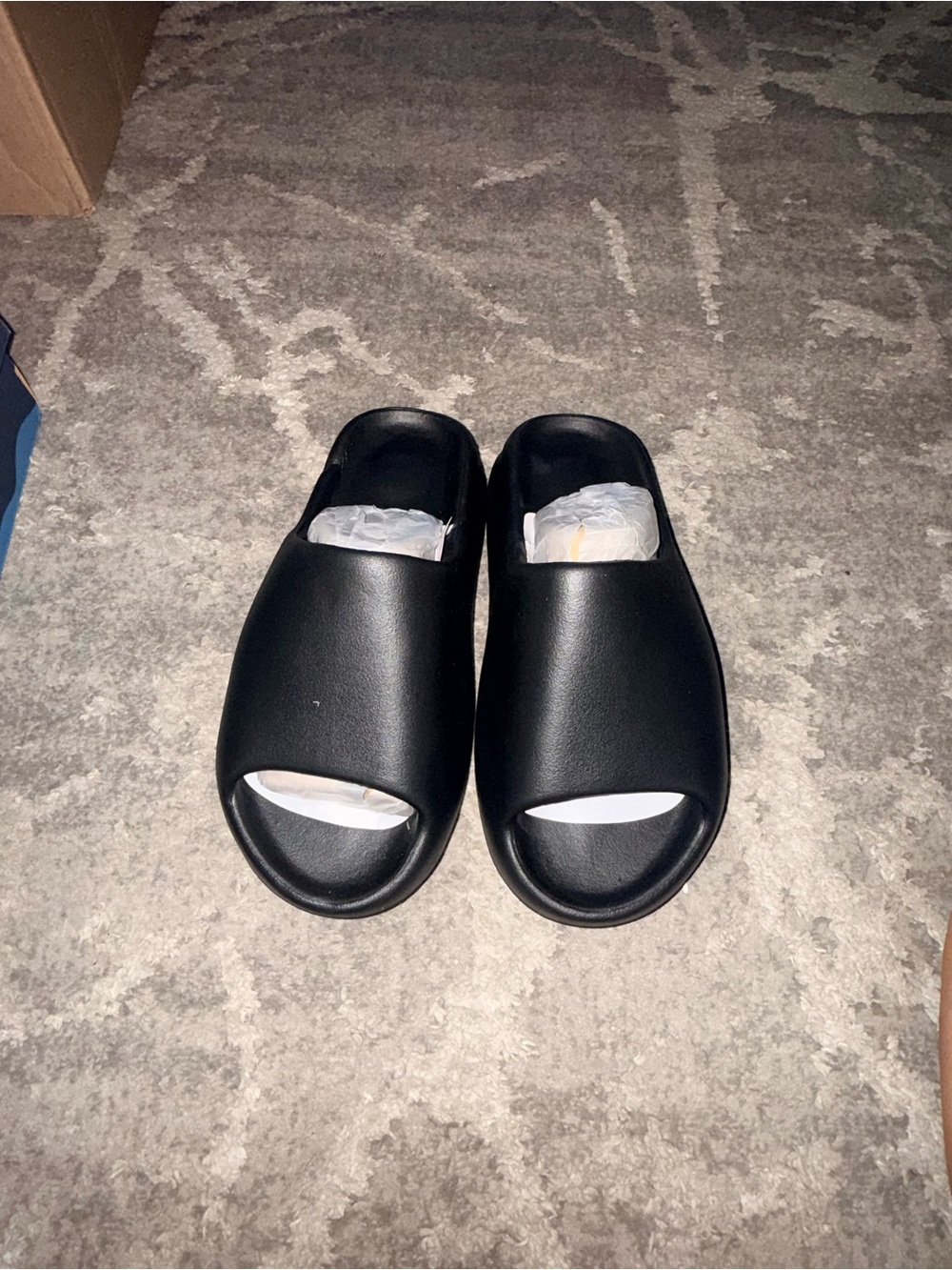 YZY YS-01 Black EVA Foam Slides Unisex Size 9 New - Picture 2 of 5